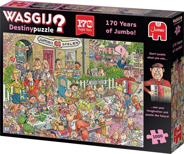Puzzel - Wasgij Destiny: 170 Years of Jumbo (1000)