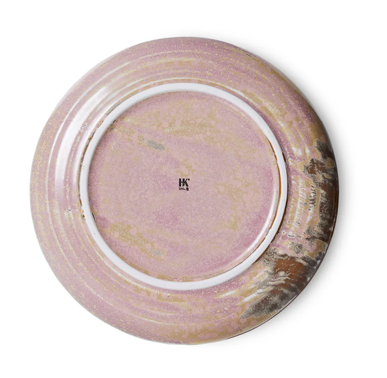Chef ceramics: side plate, rustic pink