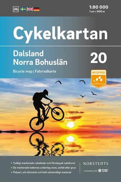 Fietskaart 20 Cykelkartan Dalsland - Norra Bohuslän - Bohuslän North |