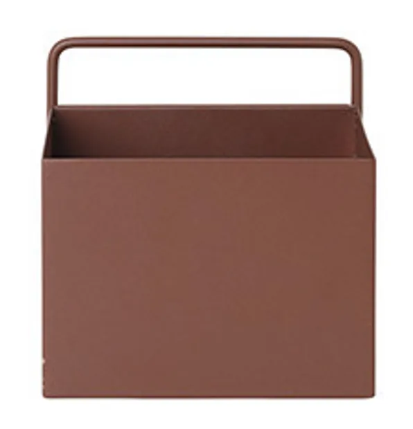 Wall box - Square Red brown
