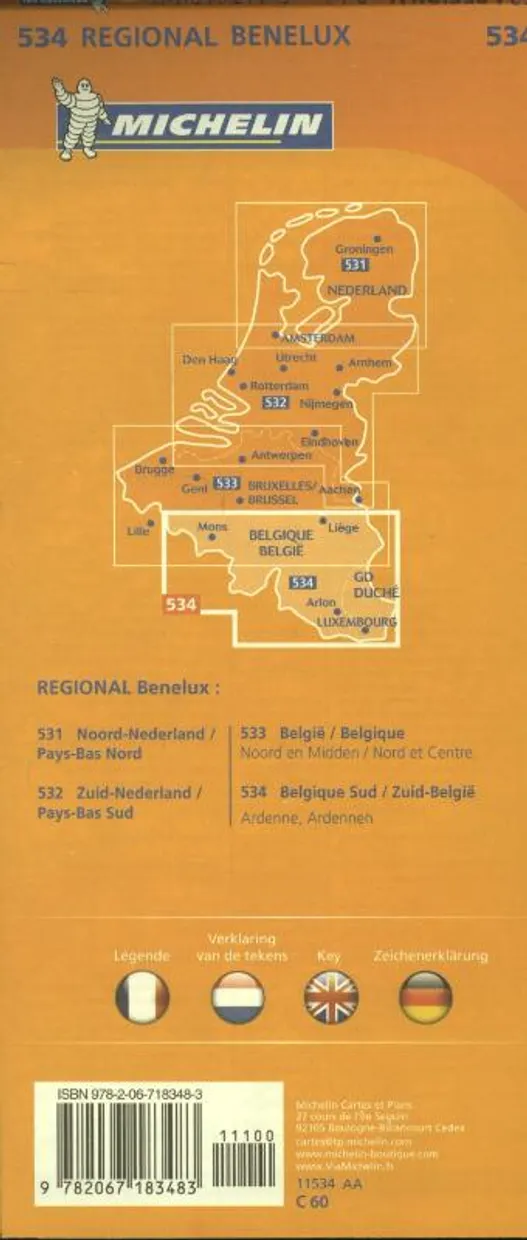 Regionale kaarten Michelin