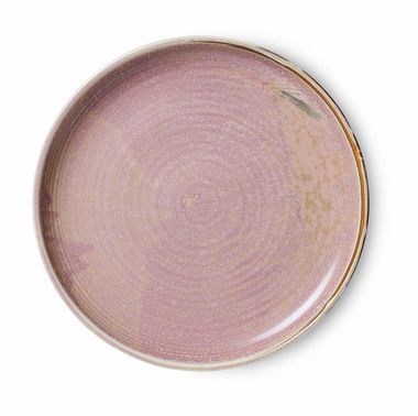 Chef ceramics: dinner plate, rustic pink