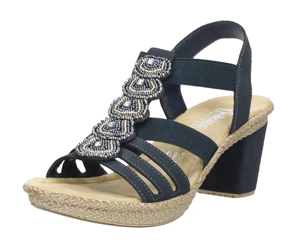 Rieker Sandalen Blauw Schuurman Sandalen Dames Dames Sandalen