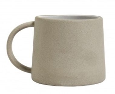 Matt Ceramic Mug Light Grey (dishwasher safe)