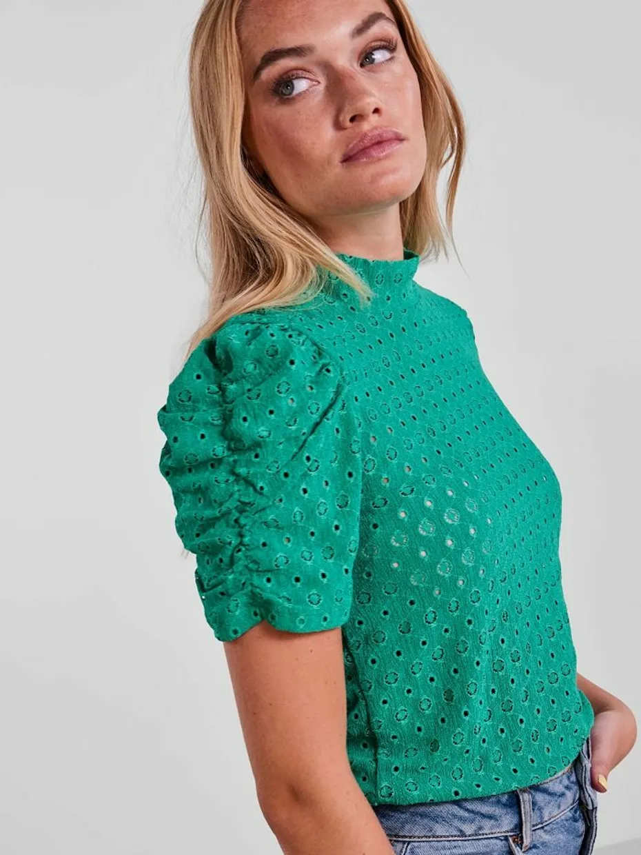 Christy s/s top green