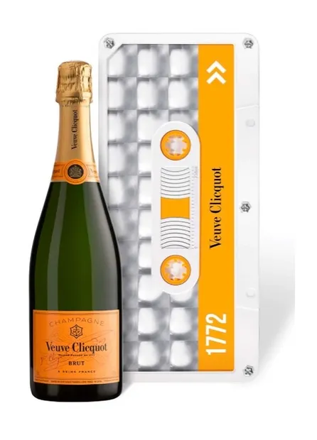 Champagne Brut In Geschenkverpakking Retro Cassette 75cl