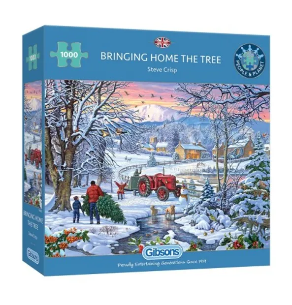 Puzzel - Bringing Home the Tree (1000)