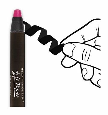 Matte lipstick cerise, plastic free - Le Papier