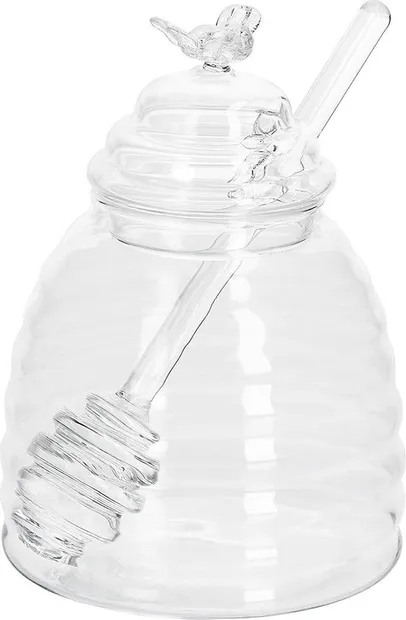 Honingpot glas 10 x 13 cm 500 ml