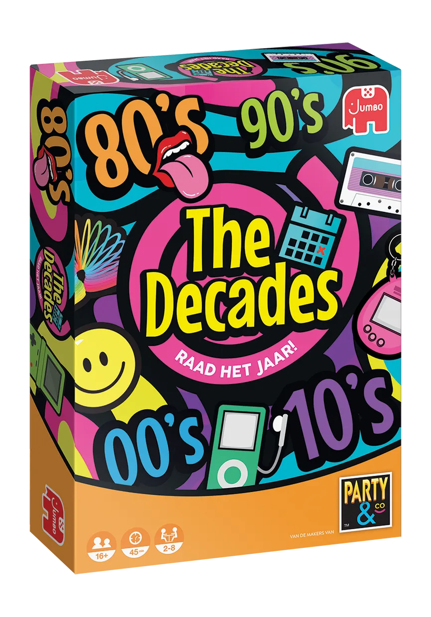 Jumbo The Decades – van de makers van Party & Co. – Gezelschapsspel voor Volwassenen
