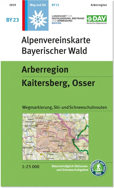 Wandelkaart BY23 Alpenvereinskarte Bayerischer Wald - Beierse Woud | A