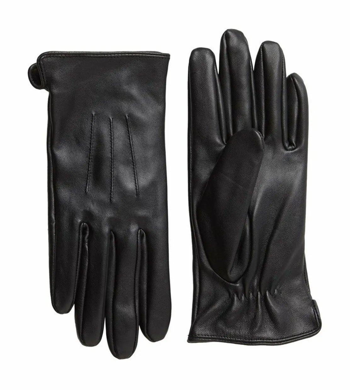 Nellie leather gloves Zwart