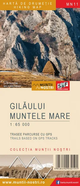 Wandelkaart MN11 Muntii Nostri Gilaului - Muntele Mare | Schubert - Fr