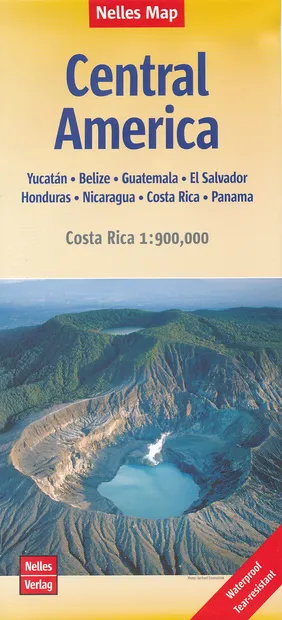 Wegenkaart - landkaart Midden Amerika - Central America | Nelles Verla