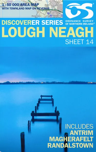 Wandelkaart 14 Discoverer Lough Neagh | Ordnance Survey Northern Irela
