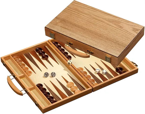 Backgammon Luxe hout