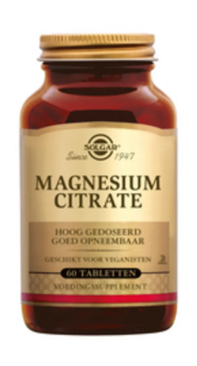 magnesium citrate 60 tabletten