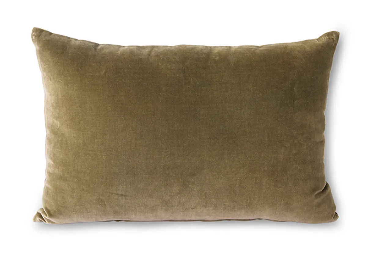 Velvet cushion army (40x60)