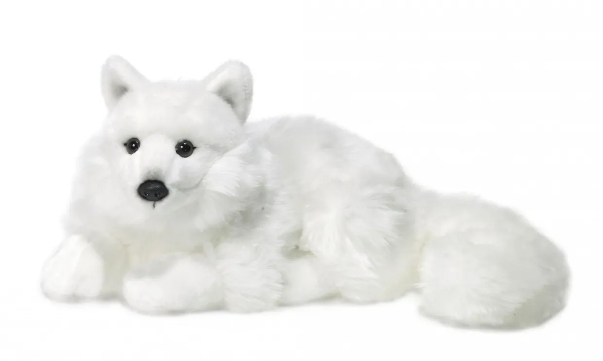 sneeuw vos liggend 25 cm