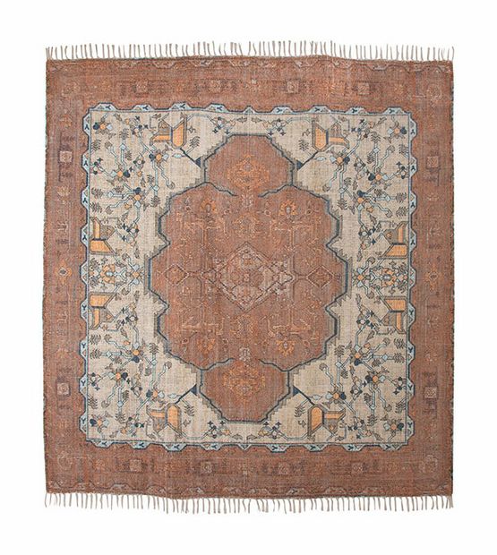 Printed rug square overtufted (250x250)