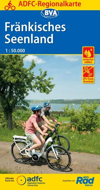 Fietskaart ADFC Regionalkarte Fränkisches Seenland | BVA
