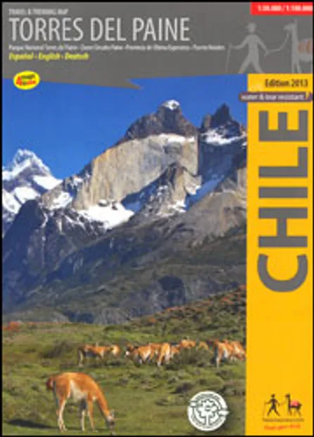 Wandelkaart Torres del Paine | Viachile Editores
