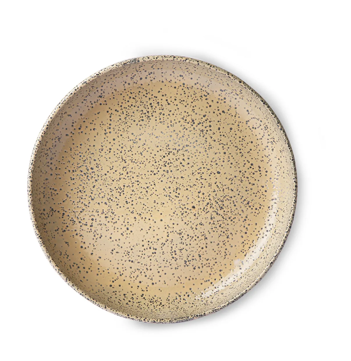 Gradient ceramics: deep plate peach (set of 2)