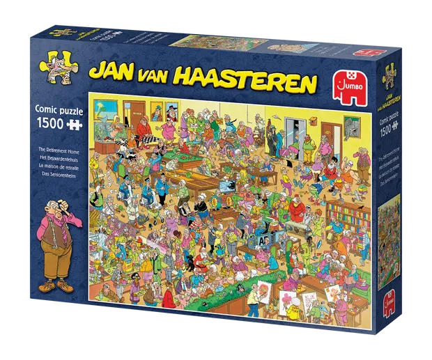 Jan van Haasteren Het Bejaardentehuis 1500 stukjes - Legpuzzel voor volwassenen
