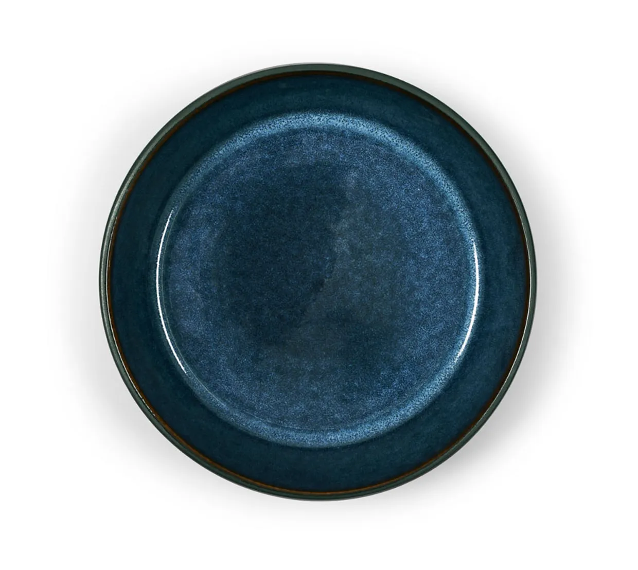 Schaal/ diep bord 18 cm Zwart/donker blauw
