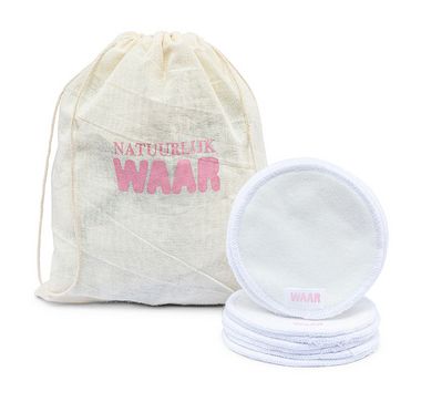 Wasbare make-up pads - wit