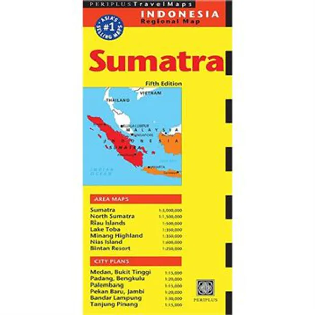 Wegenkaart - landkaart - Stadsplattegrond Sumatra & Medan (Indonesië)
