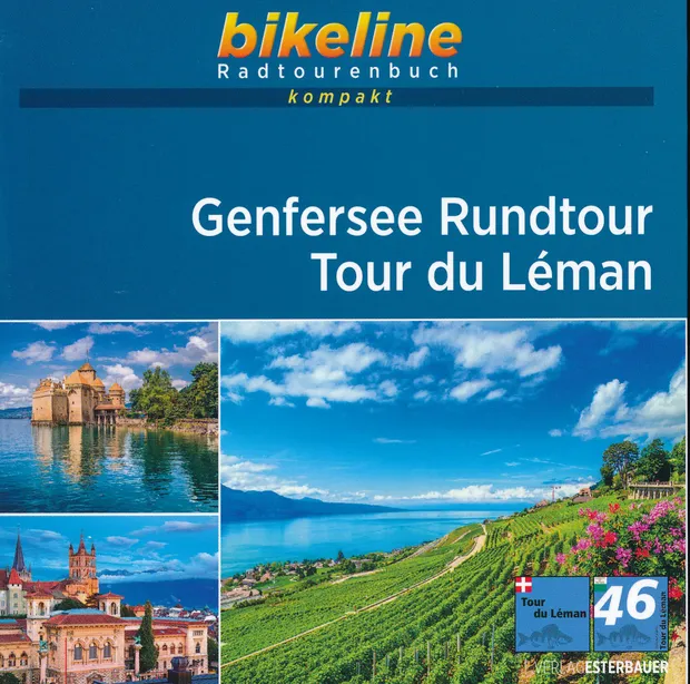 Fietsgids Bikeline Radtourenbuch kompakt Genfersee Rundtour - Tour du