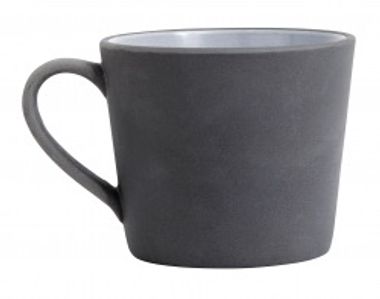 Matt Ceramic Mug Dark Grey (dishwasher safe)