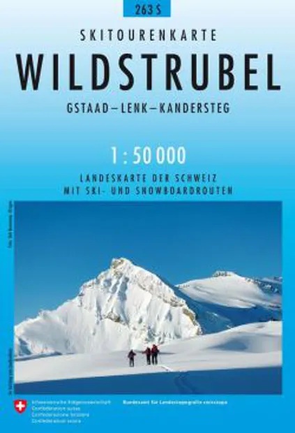 Wandelkaart - Topografische kaart 263S Skitourenkarte Wildstrubel | Sw