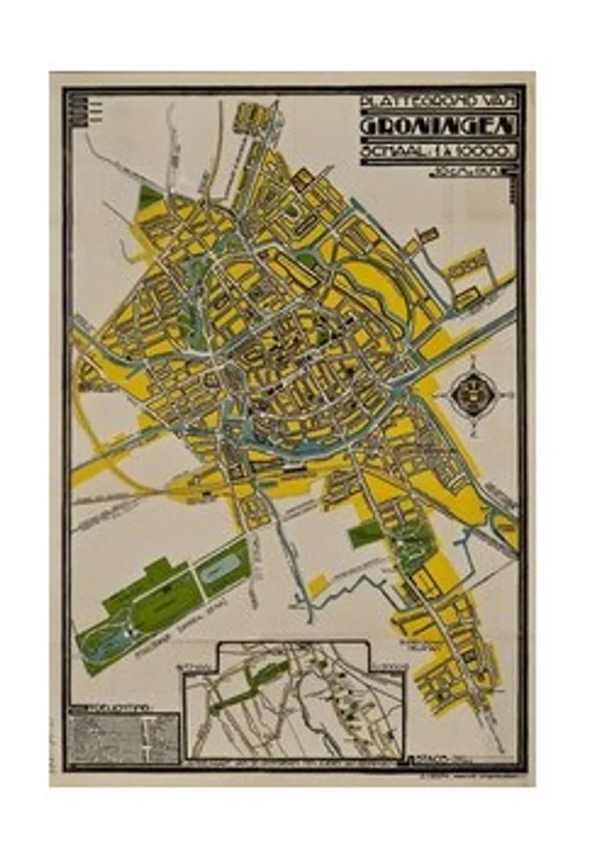Stadsplattegrond Groningen - Bouma