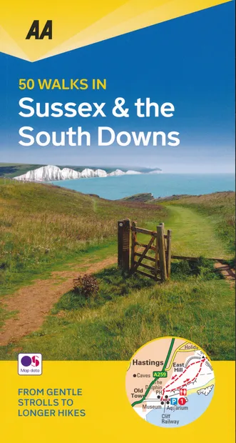 Wandelgids 50 Walks in Sussex and South Downs | AA