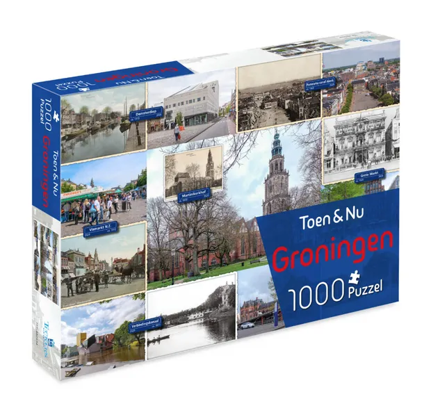 Puzzel - Groningen Toen en Nu (1000)