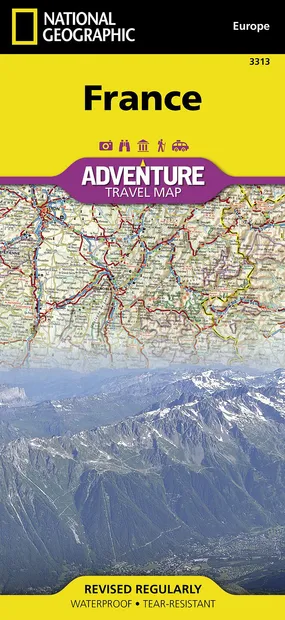 Wegenkaart - landkaart 3313 Adventure Map France - Frankrijk | Nationa