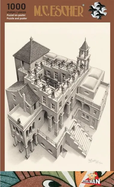 Puzzel - Escher: Klimmen en Dalen (1000)