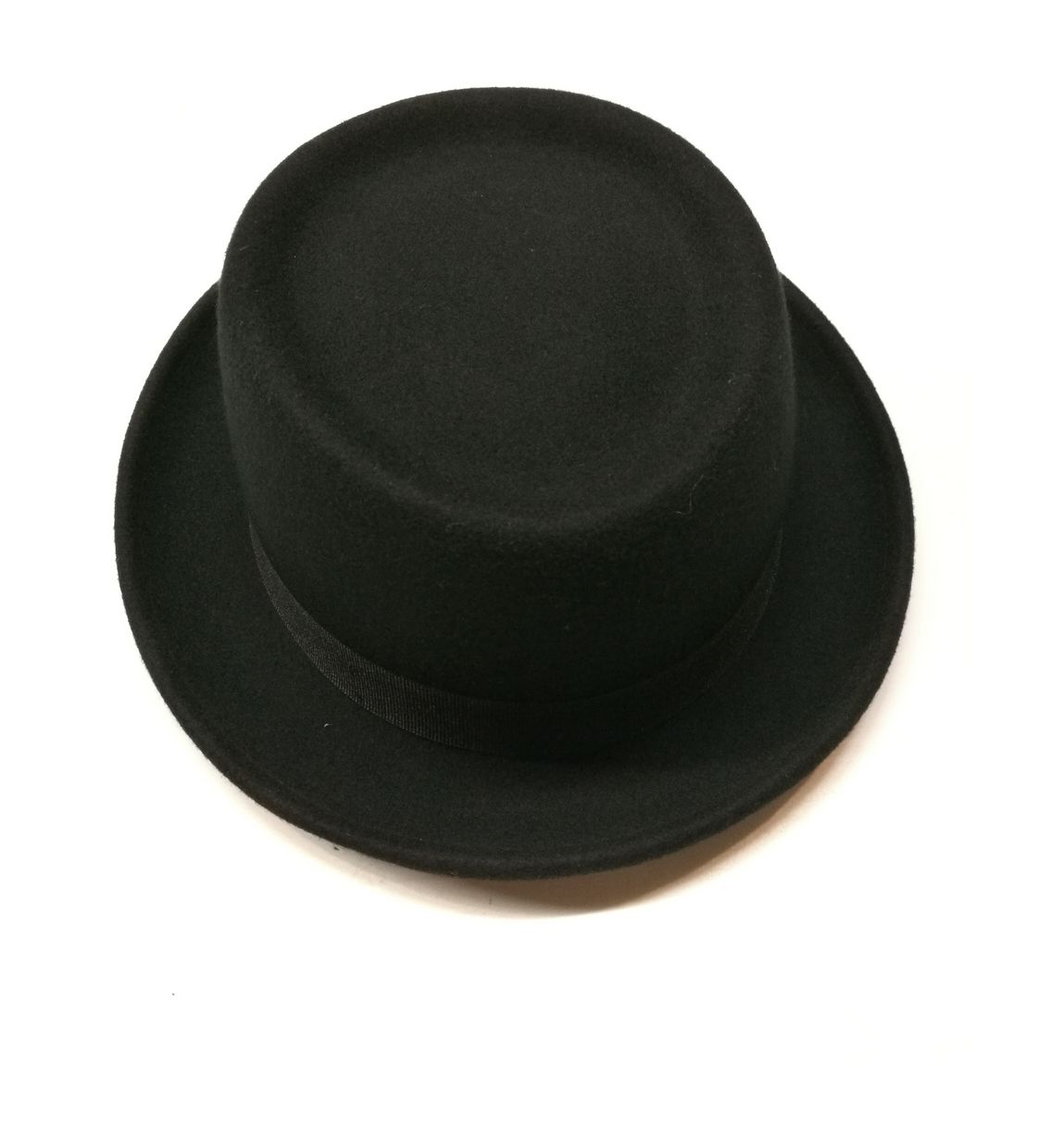 porkpie hoed zwart mt 55