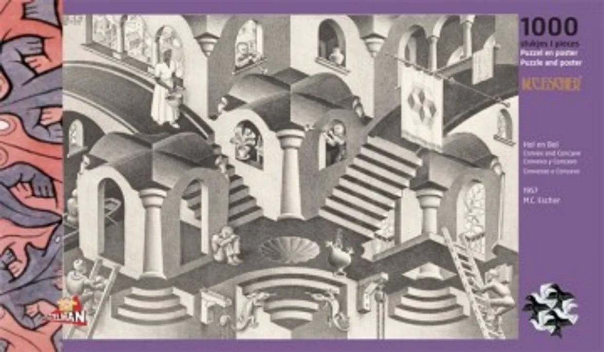 Puzzel - Escher: Hol en Bol (1000)