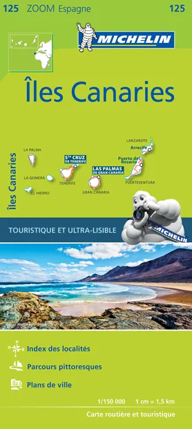 Wegenkaart - landkaart 125 Canarische eilanden - Iles Canaries  | Mich