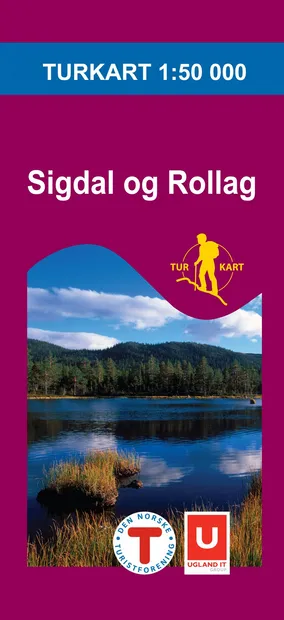 Wandelkaart 2571 Turkart Sigdal - Rollag | Nordeca