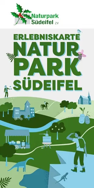 Wandelkaart Erlebniskarte Naturpark Südeifel - Zuid Eifel | Grunes Her