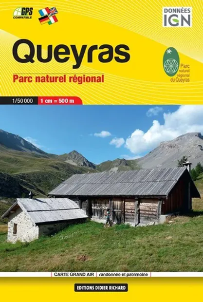 Wandelkaart Queyras Parc naturel regional | IGN - Institut Géographiqu