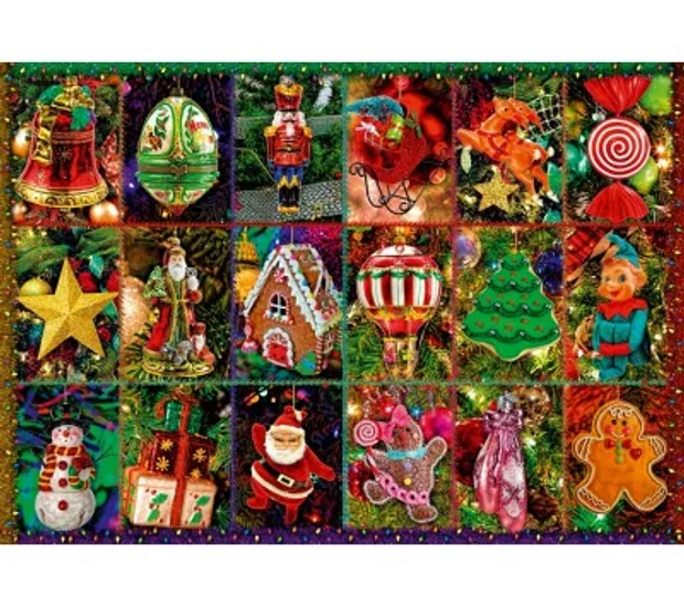 Puzzel: Festive Ornaments (1000)
