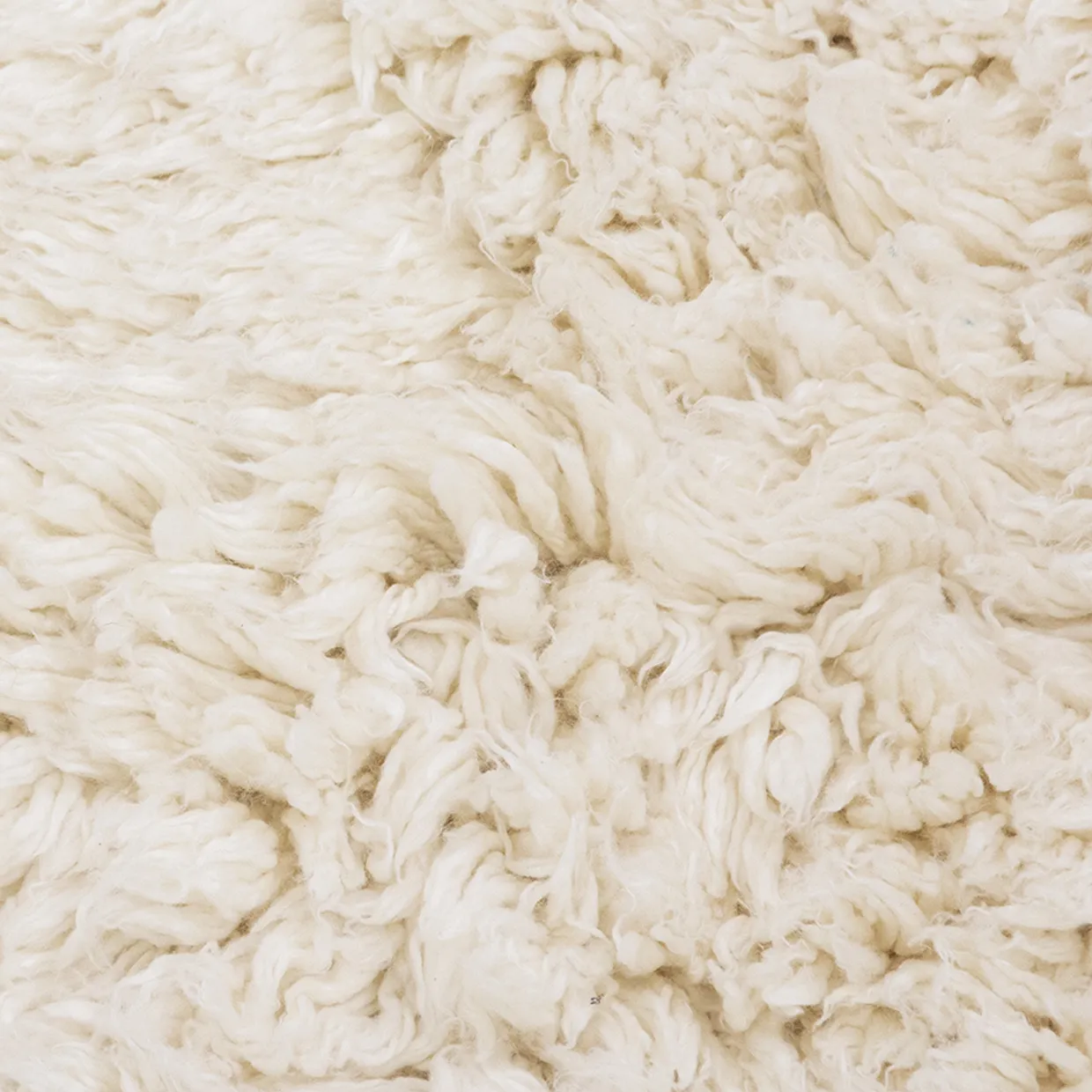 Fluffy square rug 'retro summers' (250x250)