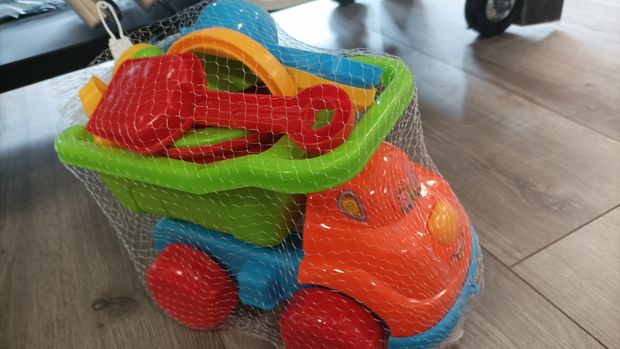 speelgoed zand wagen