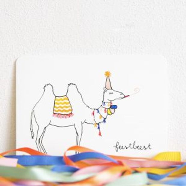 Kaart 'Feestbeest'