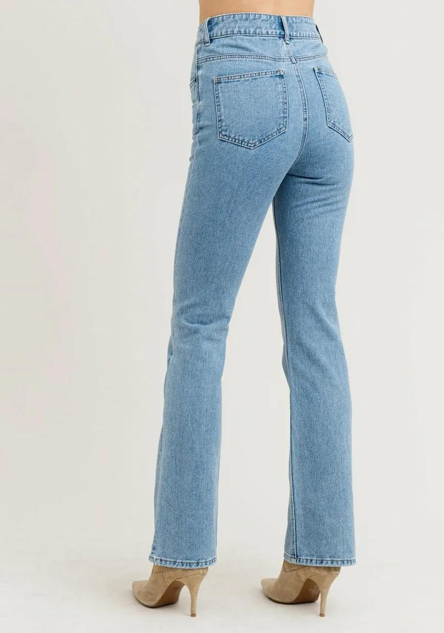 Niki bootcut flare jeans blue